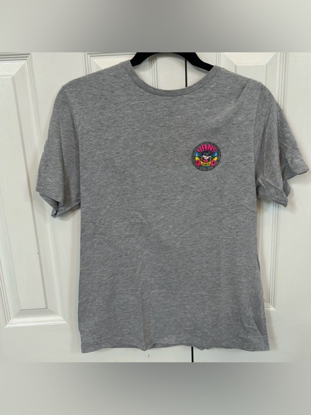 😀😀😀 Vans Off The Wall Graphic Tee Mouse Skate T-Shirt Youth XL Gray